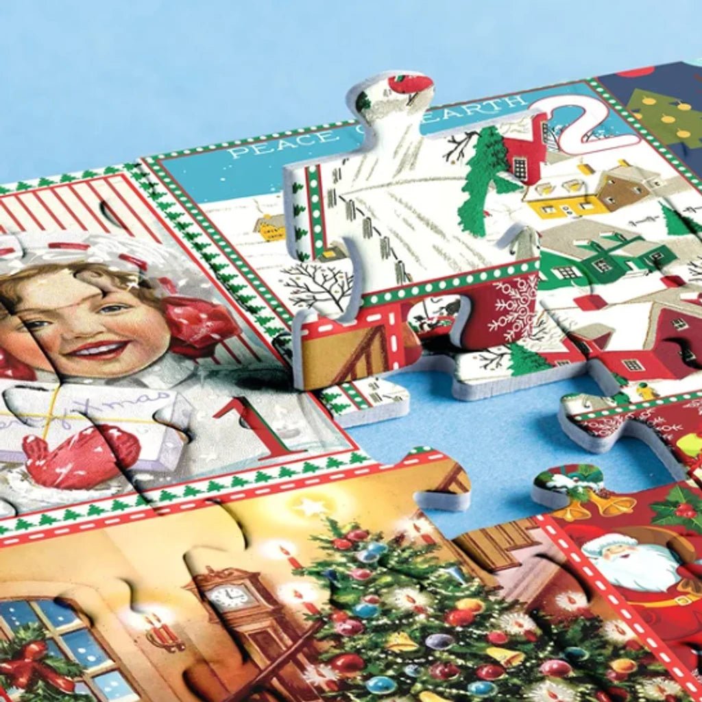 Merry Jigsaw Advent Calendar Puzzle - Serene