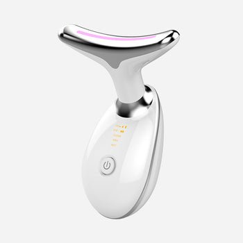 Beauty Facial Massager, 7 Color Wavy Acne Beauty Microcurrent Facial Device Skin Firming for Face Neck Beauty Device, - Serene