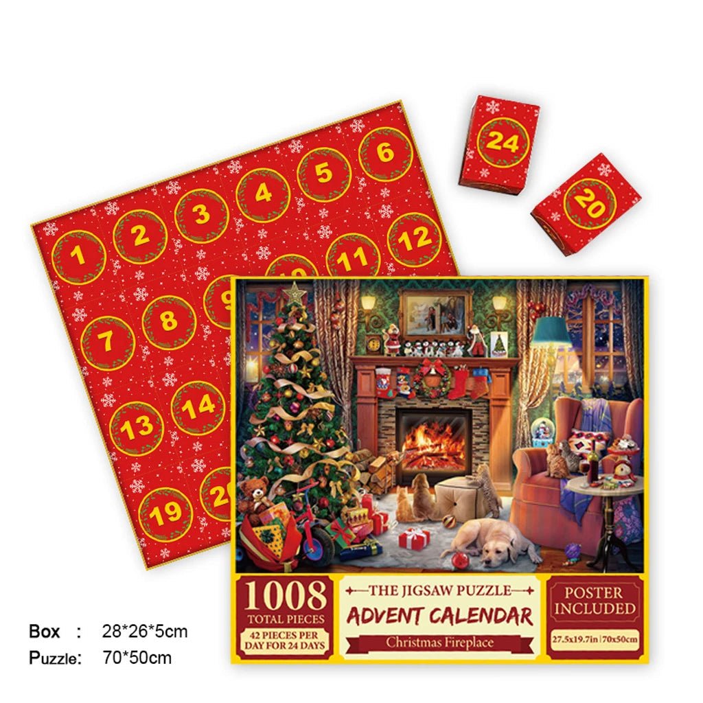 Merry Jigsaw Advent Calendar Puzzle - Serene