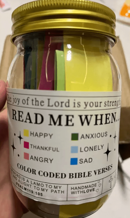 Bible Verses In A Jar - Serene