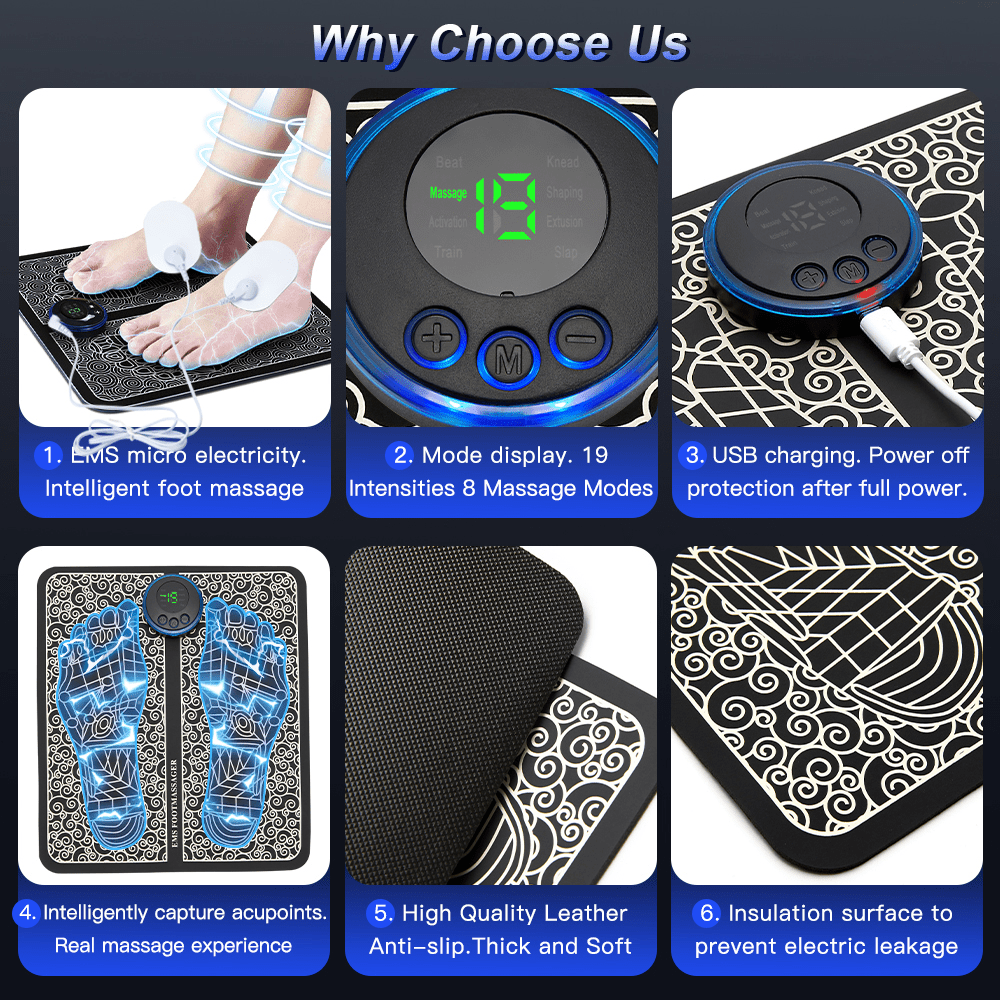 Rechargeable Foot Massage Pad - Serene