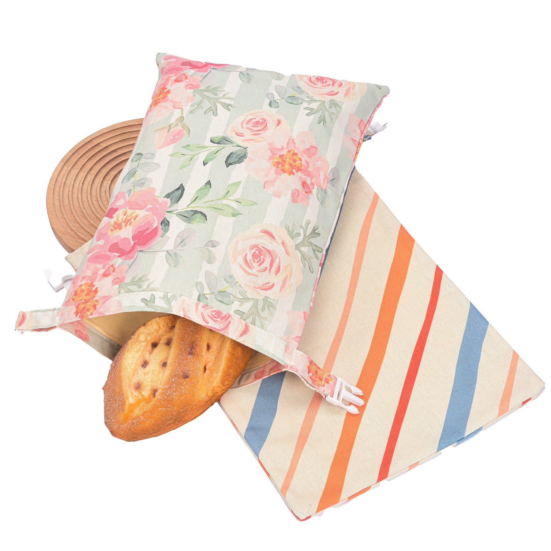 Cotton Linen Bread Bag - Serene