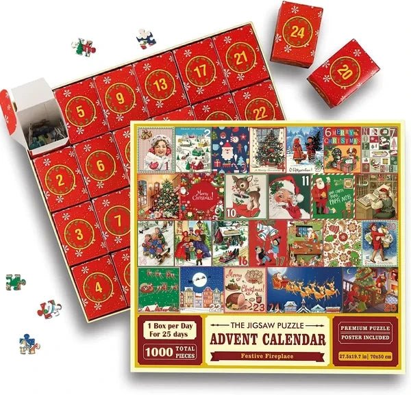Merry Jigsaw Advent Calendar Puzzle - Serene
