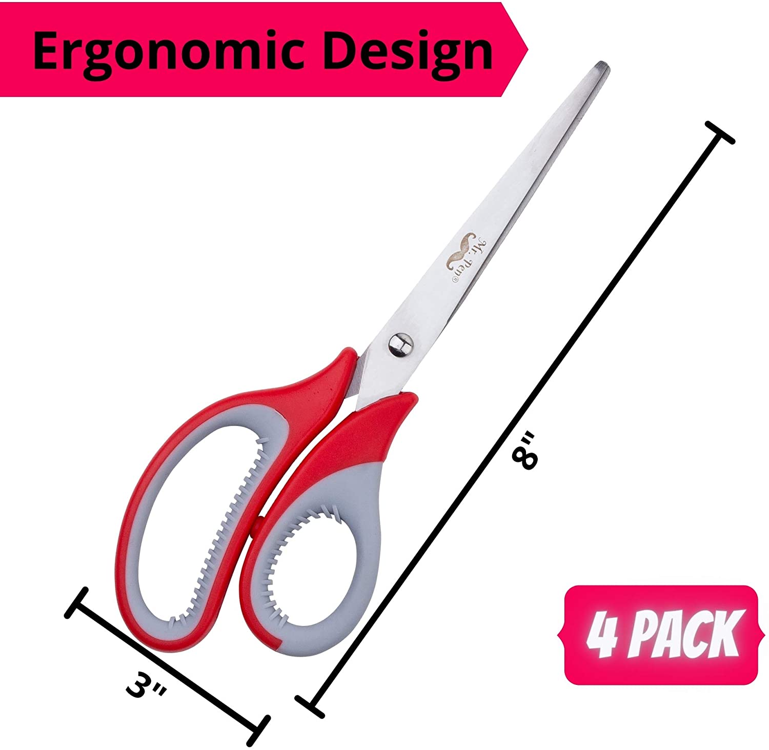 Multipurpose Scissors Pack of 4 - Serene