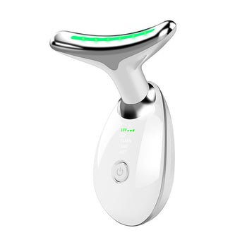 Beauty Facial Massager, 7 Color Wavy Acne Beauty Microcurrent Facial Device Skin Firming for Face Neck Beauty Device, - Serene