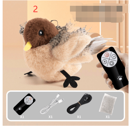 Plush Bird Pet Toy - Serene