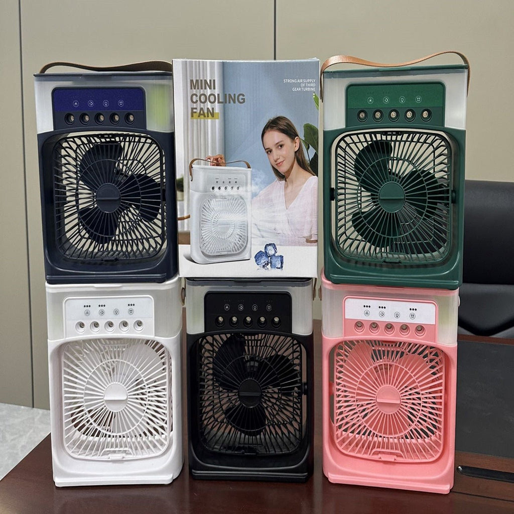 Portable 3-in-1 Air Cooler Fan – Mini AC for Room, Office & Car | Fast Cooling + Humidifier | Ships from USA 🇺🇸 | TikTok & Amazon Hot Seller! - Serene