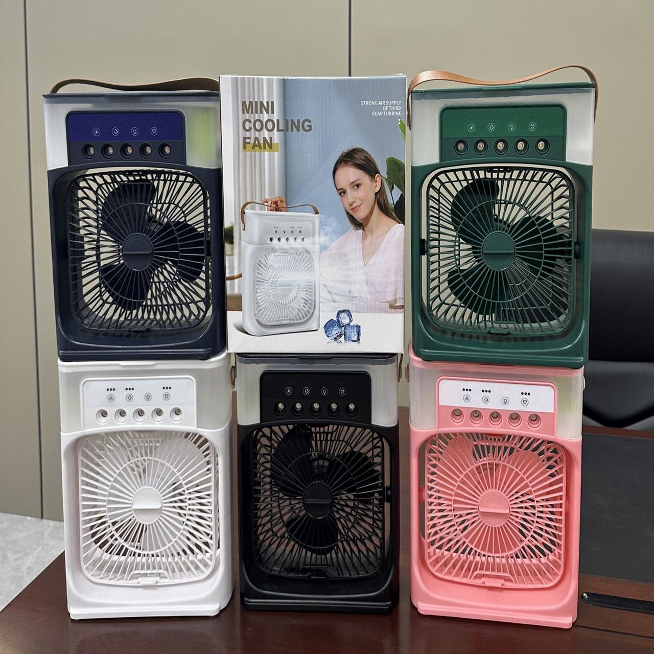Portable 3-in-1 Air Cooler Fan – Mini AC for Room, Office & Car | Fast Cooling + Humidifier | Ships from USA 🇺🇸 | TikTok & Amazon Hot Seller! - Serene