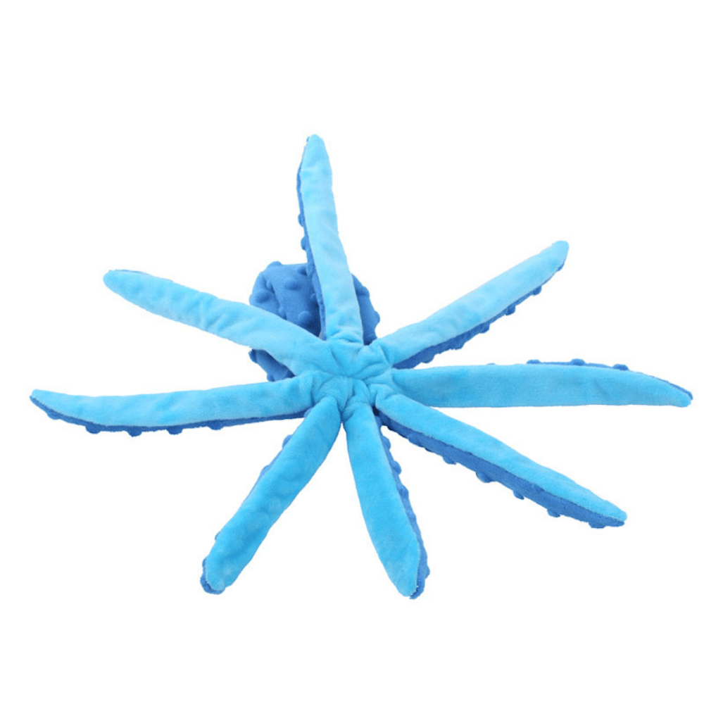 Interactive Bite-resistant Plush Octopus Pet Toy - Serene