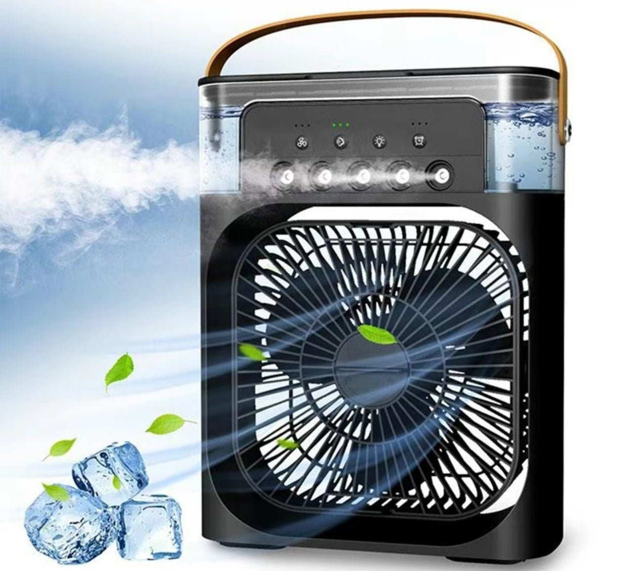 Portable 3-in-1 Air Cooler Fan – Mini AC for Room, Office & Car | Fast Cooling + Humidifier | Ships from USA 🇺🇸 | TikTok & Amazon Hot Seller! - Serene