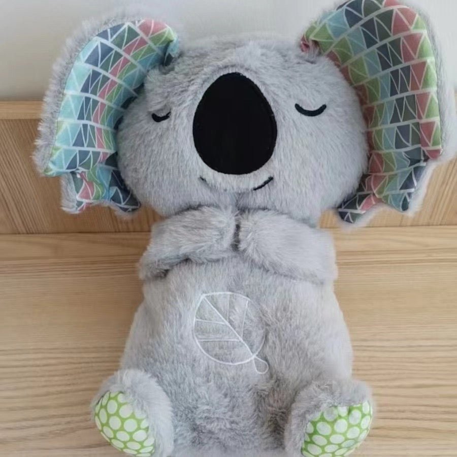 Sound Machine Soothe 'n Snuggle Otter Portable Plush Baby Toy with Sensory Details Music Lights & Rhythmic Breathing Motion - Serene