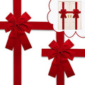 Christmas Door Hanging Bow Ribbon - Serene