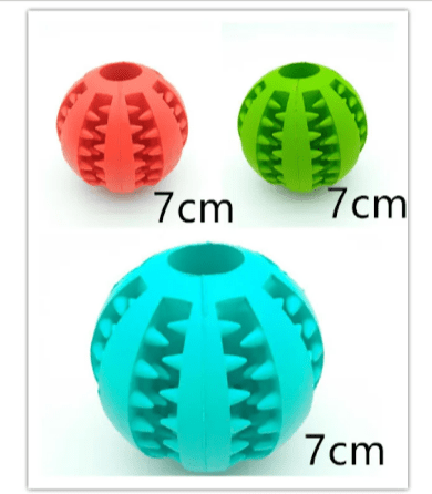 Interactive Rubber Slow Feeder Dog Ball - Serene