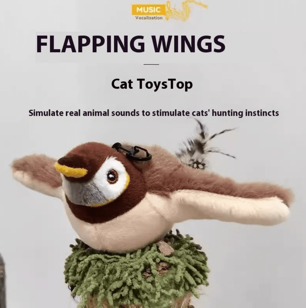 Plush Bird Pet Toy - Serene