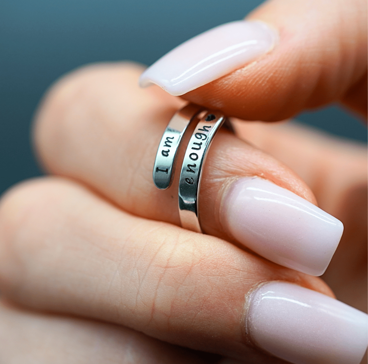 I Am Enough Ring - Serene