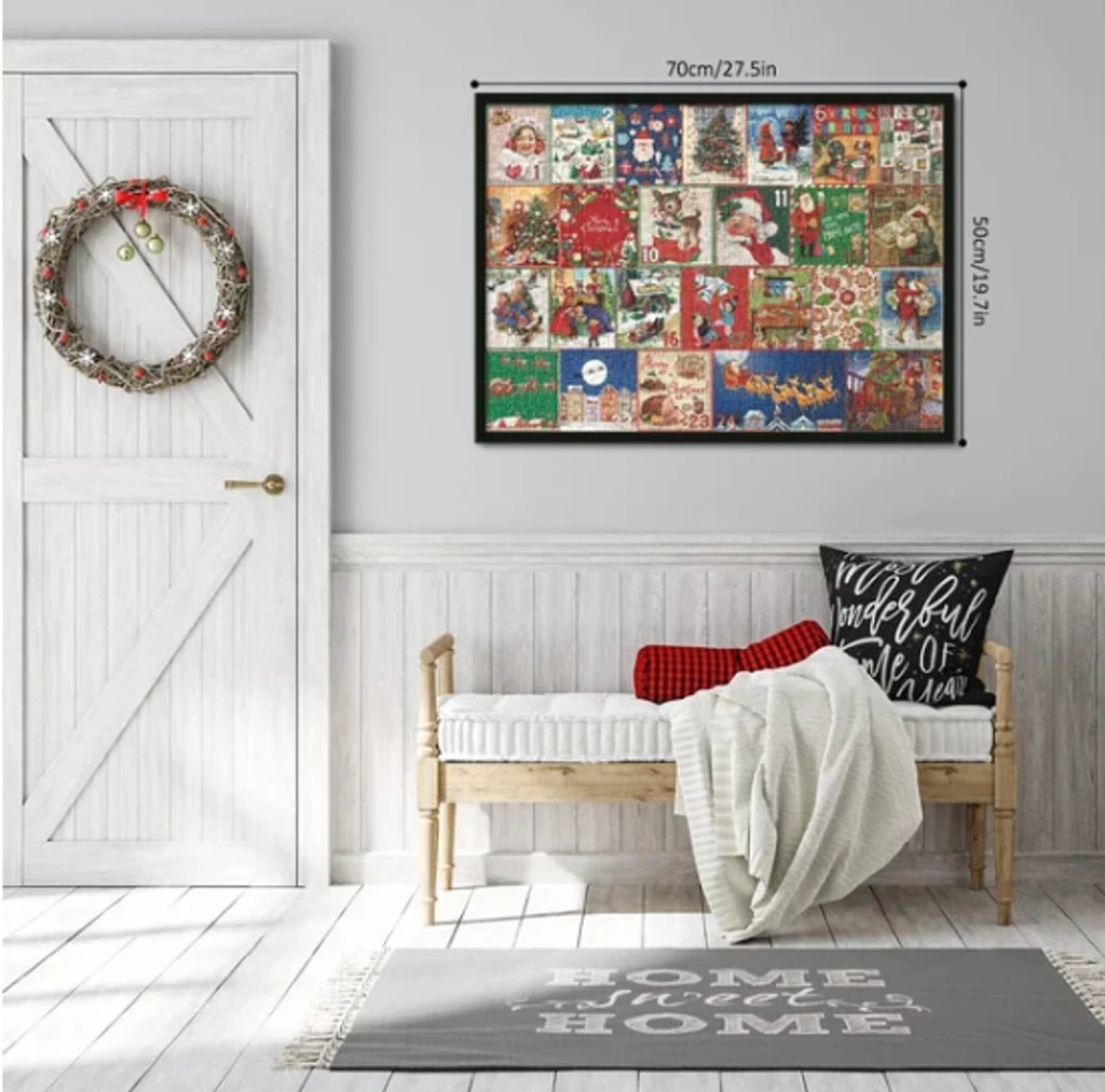Merry Jigsaw Advent Calendar Puzzle - Serene