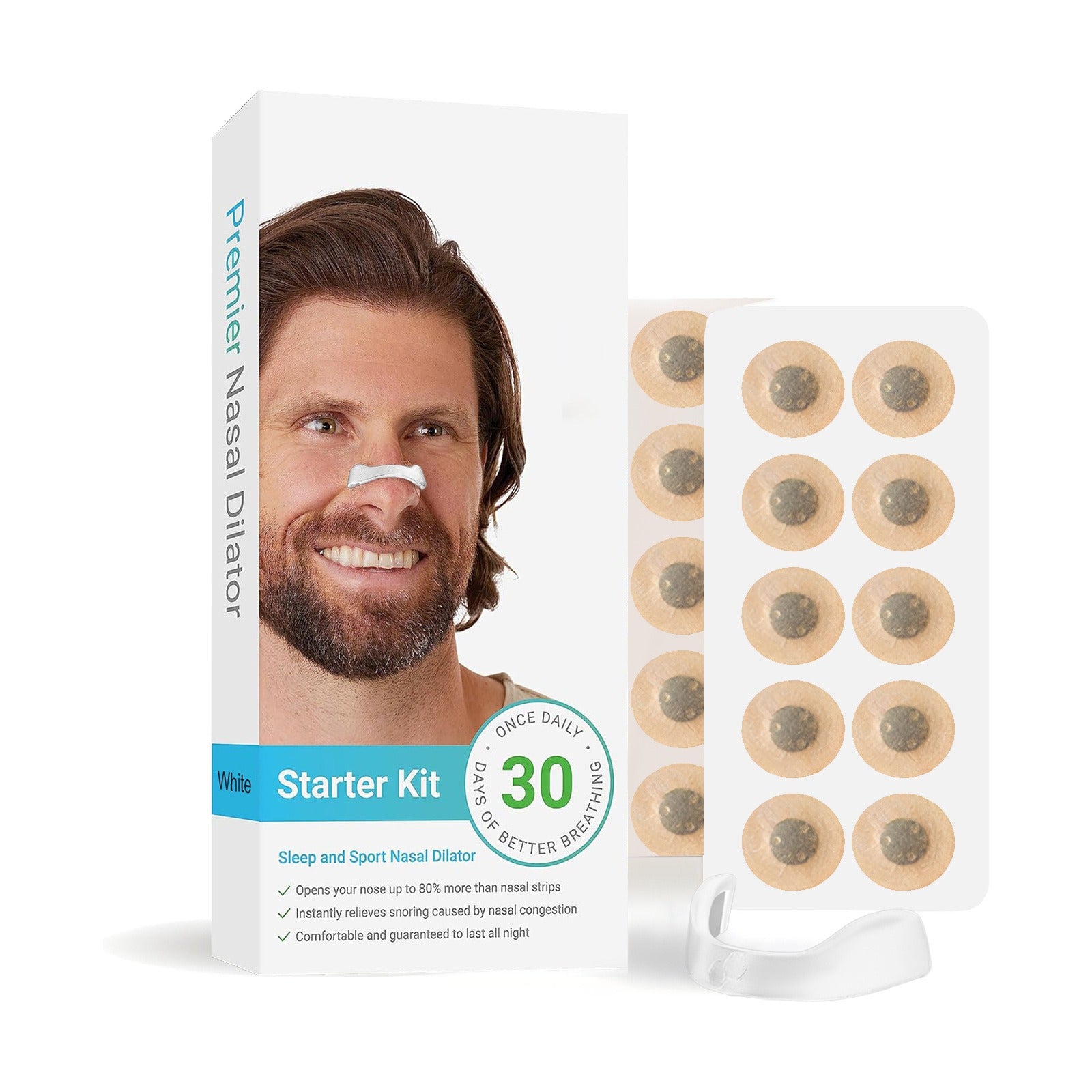 Magnetic Nasal Dilator Strips for Better Sleep - Serene