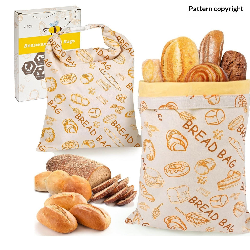 Cotton Linen Bread Bag - Serene