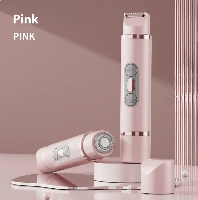Dual-Head Electric Shaver Painless Women's Epilator Bikini Hair Removal Device Automatic Hair Trimmer Underarm Facial Lips Leg - Serene