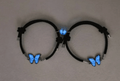 Blue Luminous Smart Butterfly Necklace - Serene
