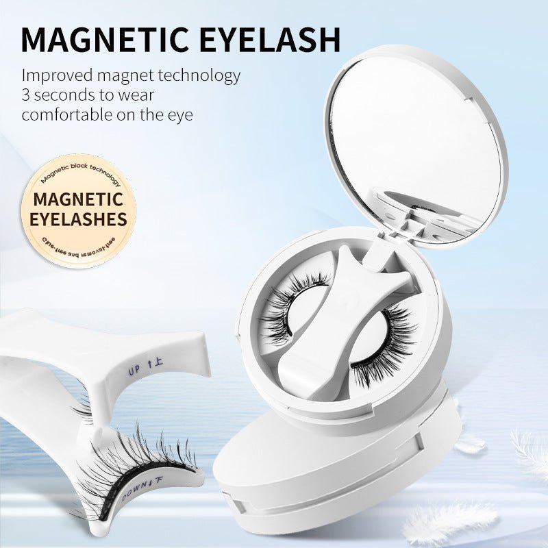Magnetic False Eyelashes Set with Applicator - Serene