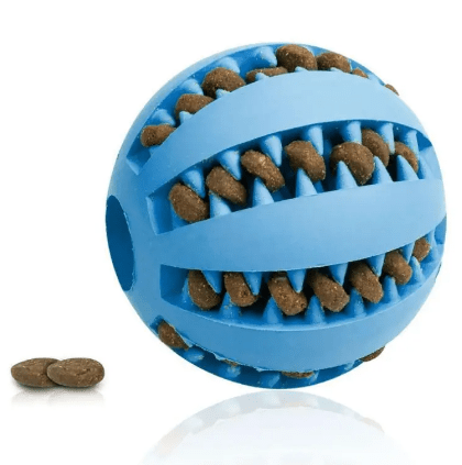 Interactive Rubber Slow Feeder Dog Ball - Serene