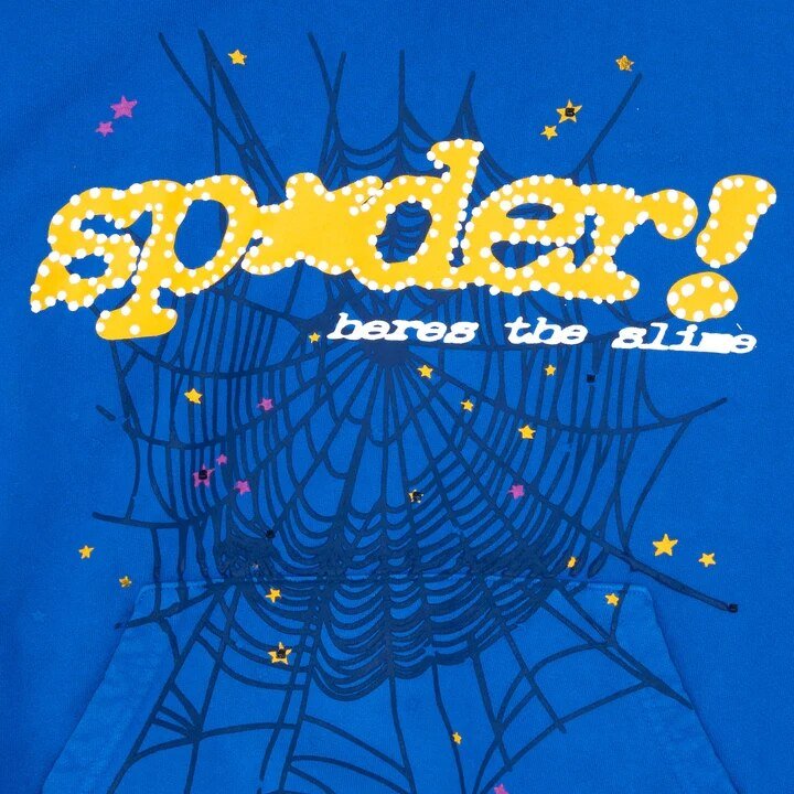 Spider Letter Prints Hoodies - Serene
