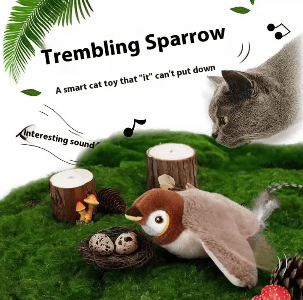 Plush Bird Pet Toy - Serene