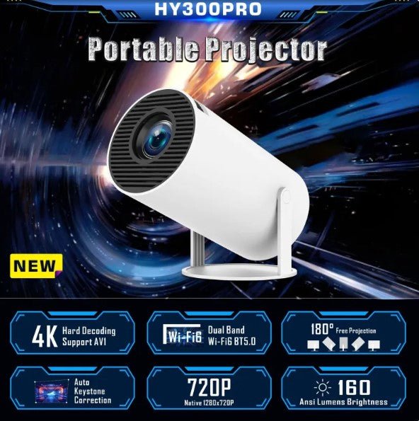 HY300 Pro Projector Home Theater - Serene