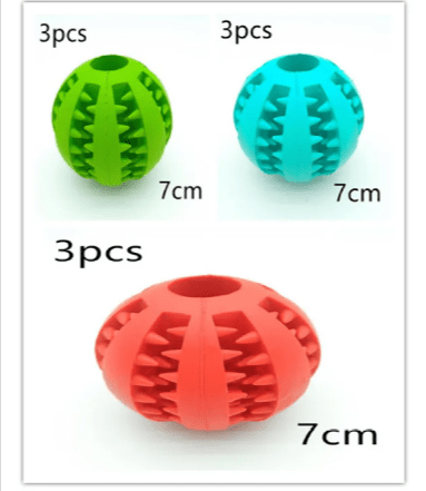 Interactive Rubber Slow Feeder Dog Ball - Serene