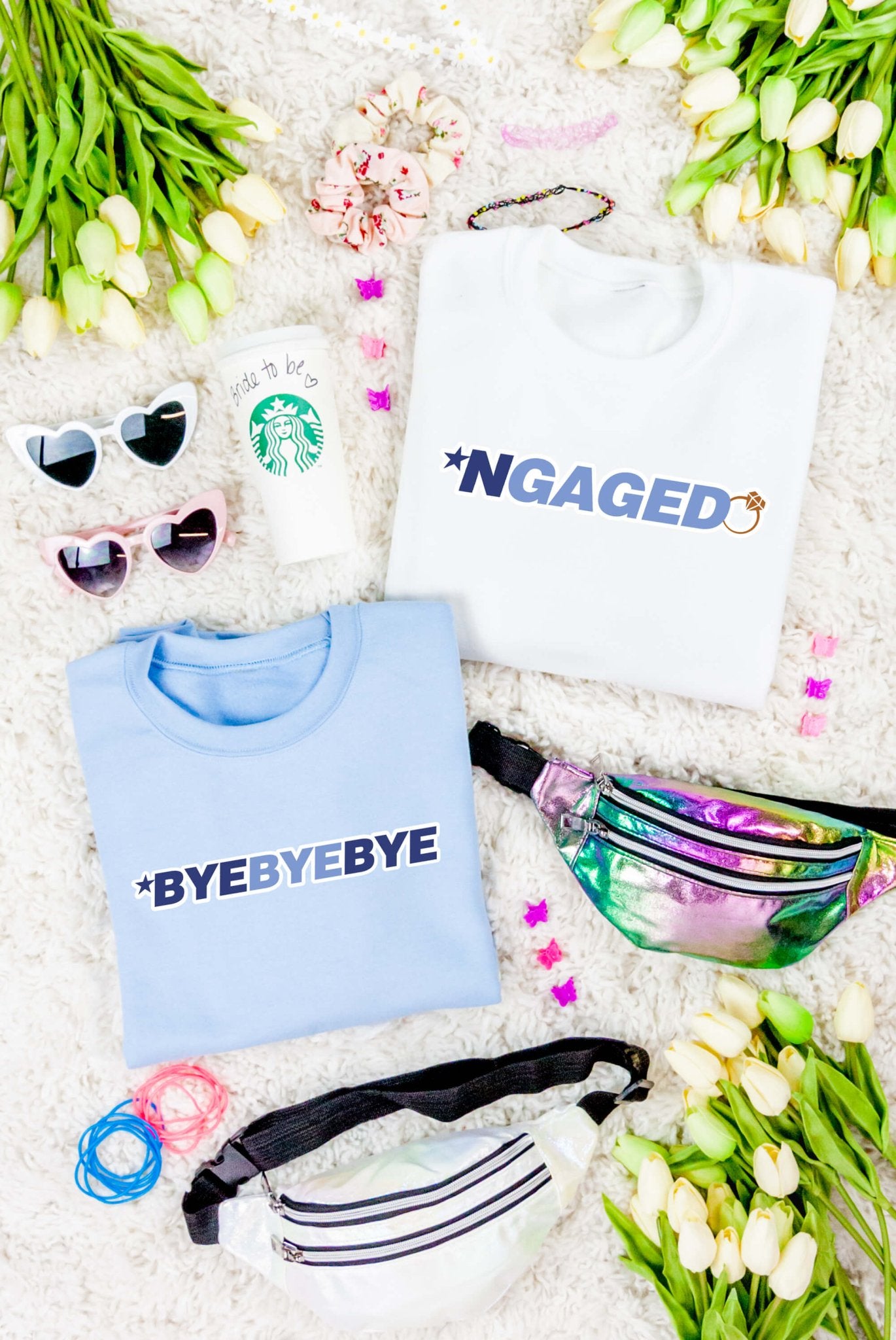 *NGAGED | ByeByeBye Sweatshirt - For Your Ultimate Boy Band Bachelorette Party! - Serene